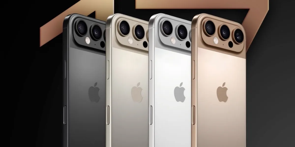 iPhone 17 Pro concept con slot SIM fisico e nuovo design fotocamere